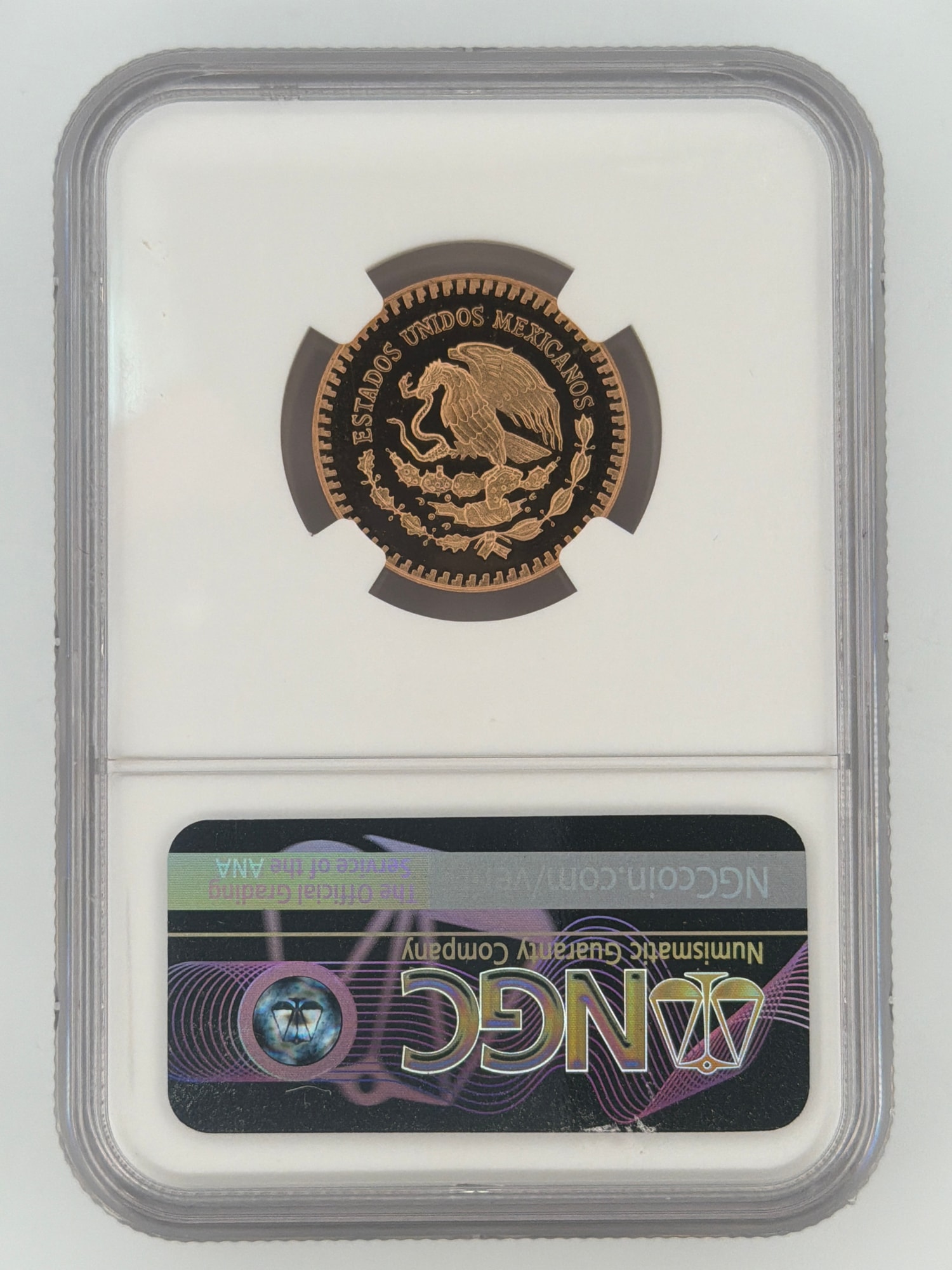 1985-Mo Mexico Gold 250 Pesos 1986 World Cup NGC PF 69
