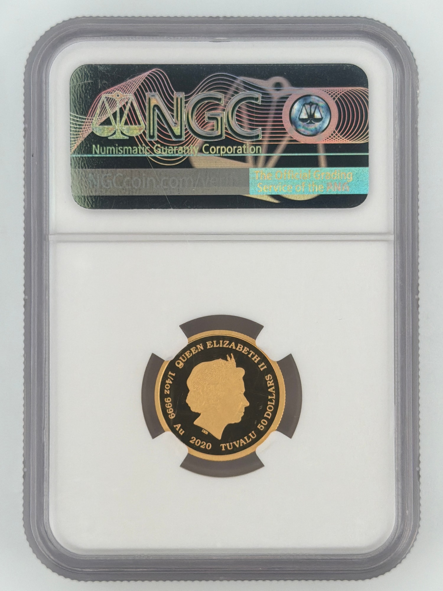 2020 Tuvalu James Bond 007 Gold Proof $50 NGC PF70 Ultra