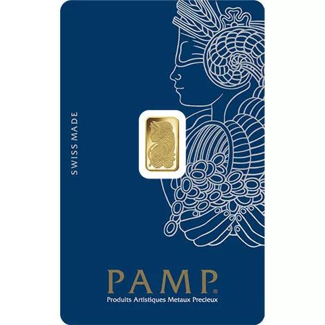 Pamp Suisse Lady Fortuna Gold Bar (In Assay) | 1 Gram - Wire/ACH - Image 1