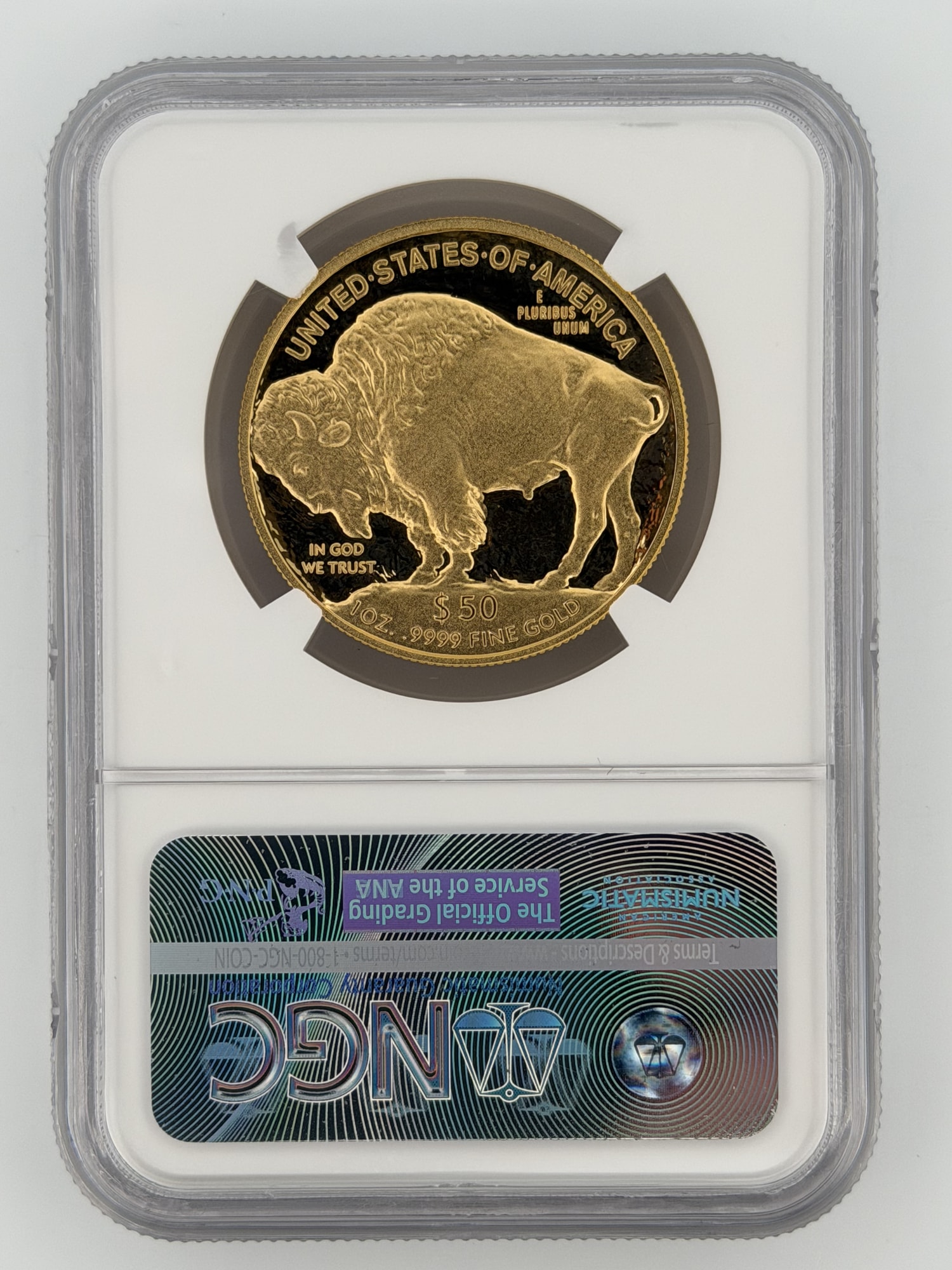 2017-W Gold Buffalo $50 NGC PF70 Ultra Cameo — Edmund C.
