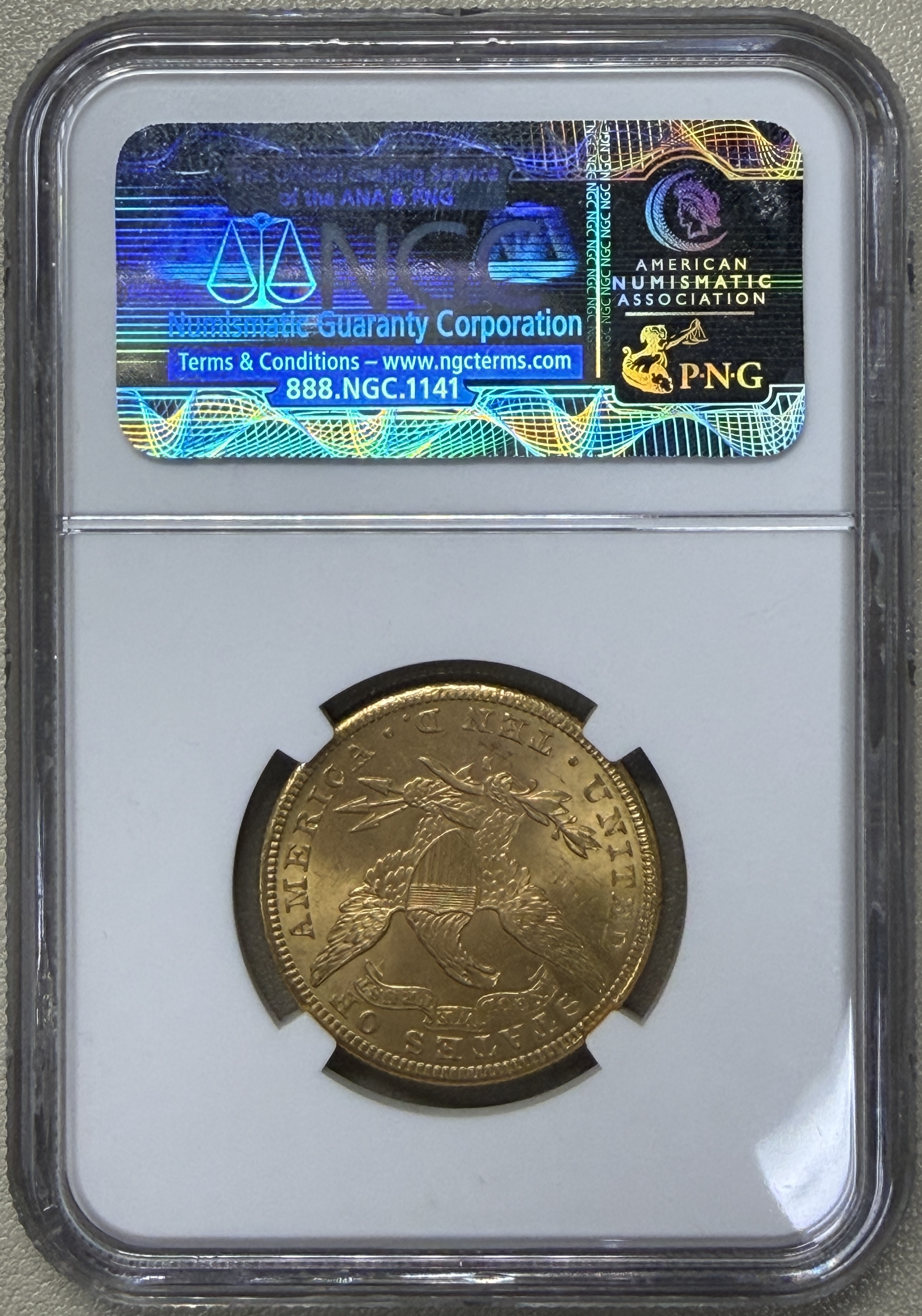 1886 S NGC MS62 $10 Gold Liberty from Vierk's Fine Jewelry